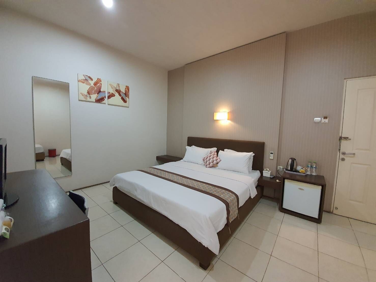 Kamar Superior, 1 Tempat Tidur King | Meja kerja, kedap suara, Wi-Fi gratis, dan seprai linen