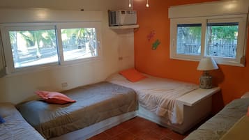 5 habitaciones y ropa de cama