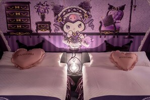 Gothic Lolita Kuromi Room, Non Smoking | In-room safe, desk, blackout drapes, iron/ironing board - RESI STAY THE KYOTO (Kyoto)