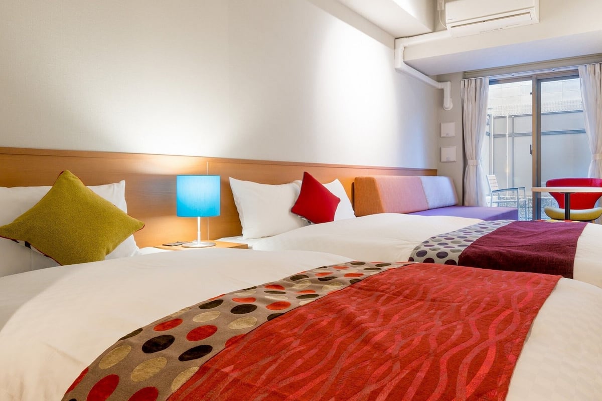 Zweibettzimmer, Nichtraucher (Terrace Twin for 4) | 1 Schlafzimmer, Zimmersafe, Schreibtisch, Verdunkelungsvorhänge