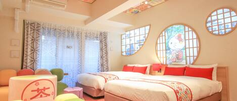 Hello Kitty Room, Non Smoking | In-room safe, desk, blackout drapes, iron/ironing board