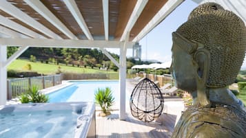 Una piscina climatizada