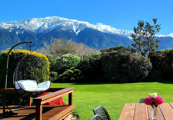 Uitzicht vanuit accommodatie