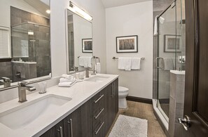 Hair dryer, towels