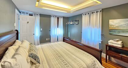 3 makuuhuoneen 3 kylpyammeella katolla varustettu kansi Newportin sydämessä