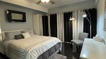 1 bedroom, iron/ironing board, free WiFi, bed sheets