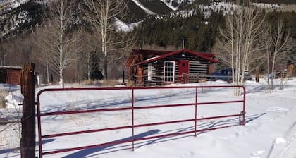 Abseits des geschlagenen Weges prĂ€sentiert diese renovierte HĂŒtte die rohe Schönheit von Colorado