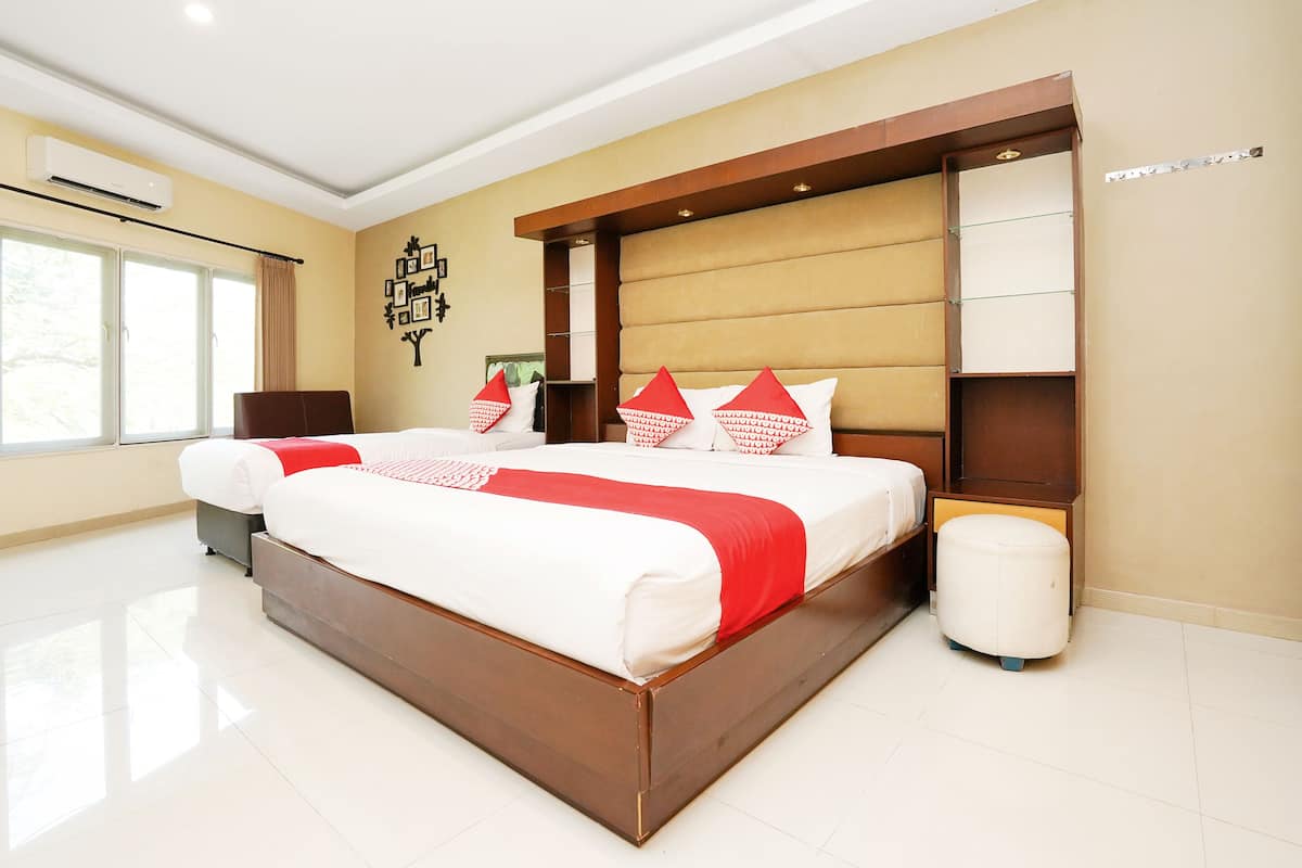 Familie suite | 2 slaapkamers, een bureau, gratis wifi, beddengoed