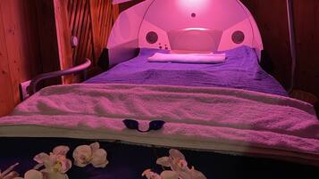 Manicures and pedicures, massages