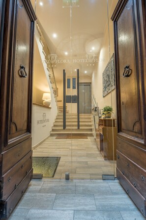 Interior entrance
