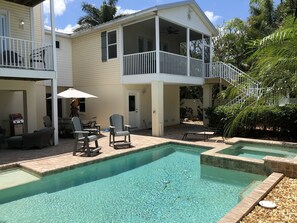 Una piscina riscaldata