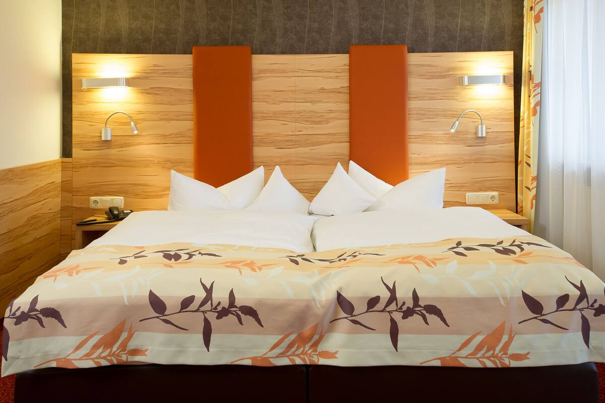 comfort double room | in-room safe, desk, free cots/infant beds, free wifi