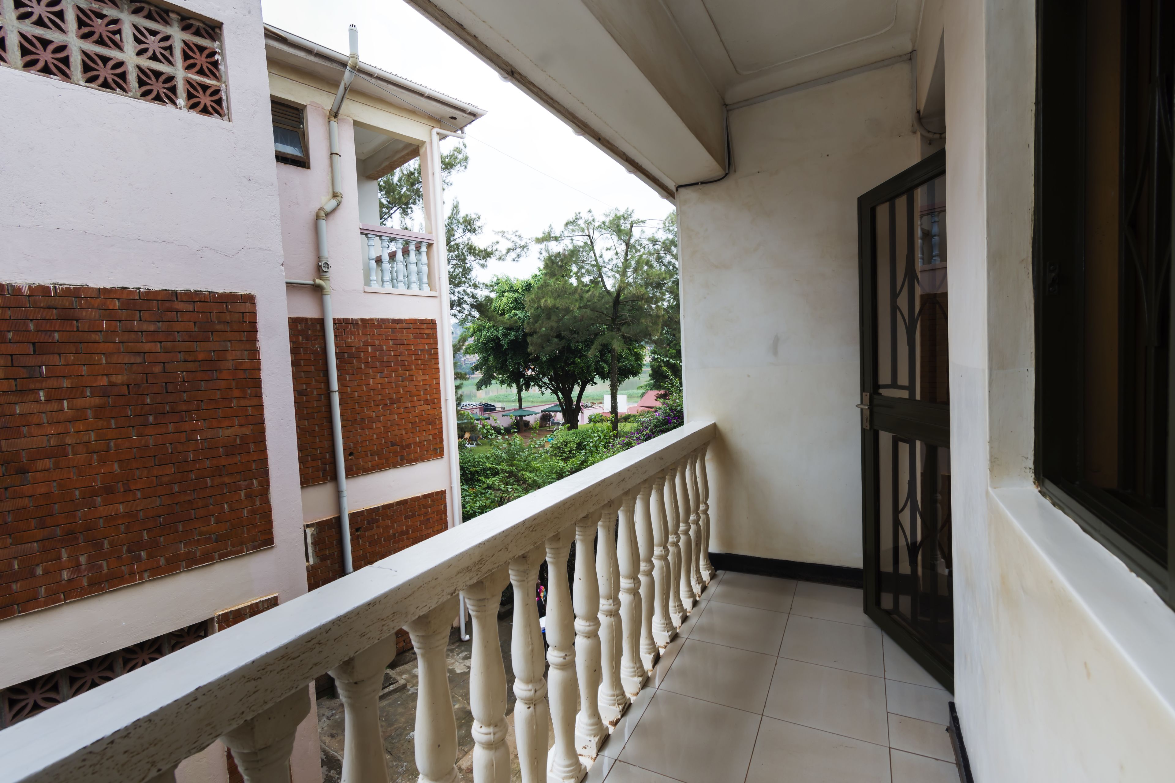 Outdoor banquet area