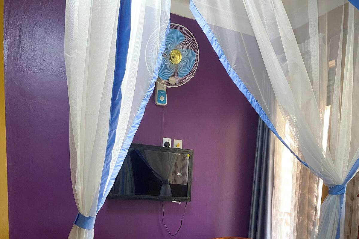 高級雙人房, 花園景 | 遮光窗簾/窗簾、熨斗/熨衫板、免費 Wi-Fi、床單