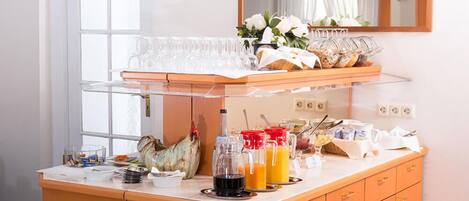 Daily buffet breakfast (EUR 10 per person)