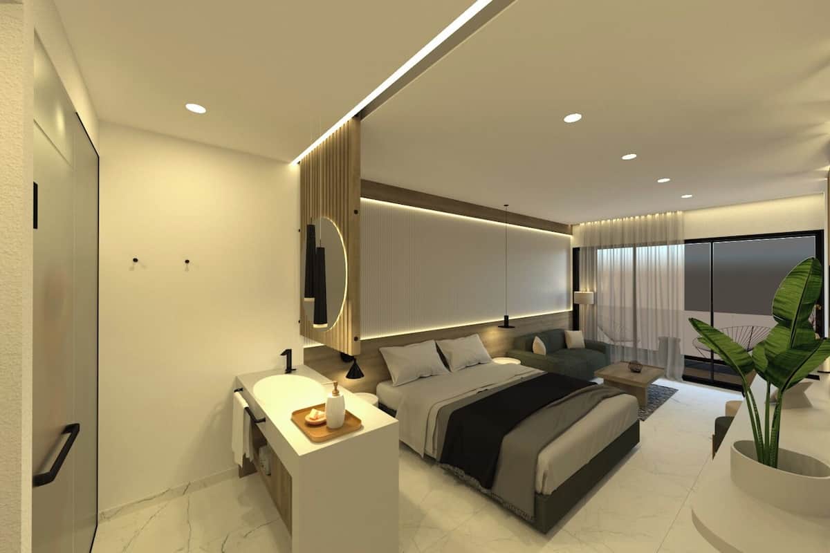Deluxe kamer, 1 twee- of 2 eenpersoonsbedden | Verduisterende gordijnen, geluiddichte muren