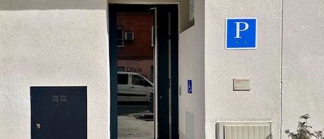 Voorkant van accommodatie