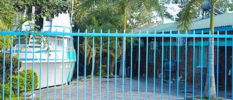 Majoituspaikan julkisivu