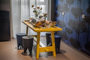 Petit déjeuner composé de spécialités régionales compris tous les jours