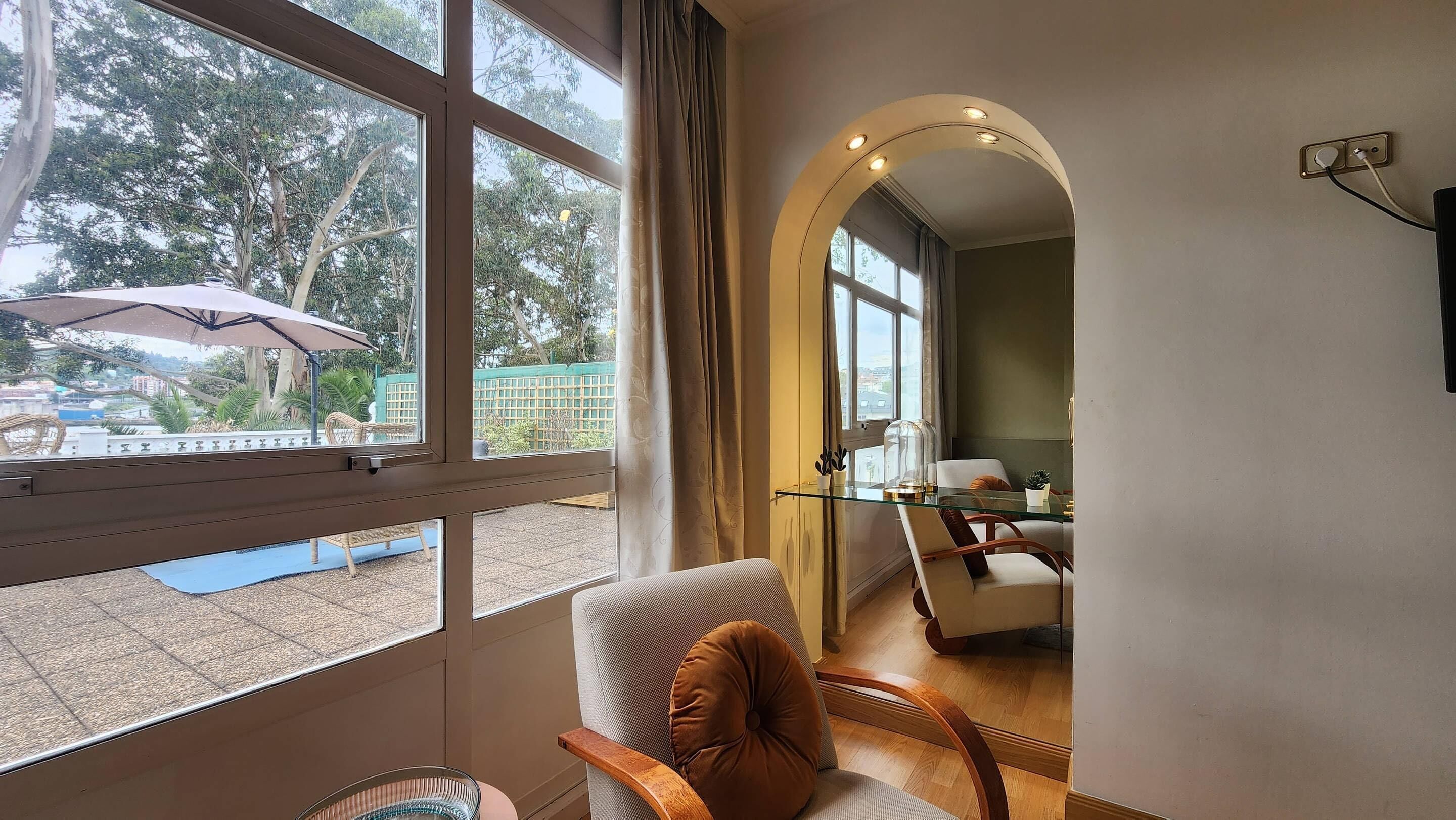 Suite 1 King Bed with terrace, River View | Minibar, in-room safe, desk, blackout curtains