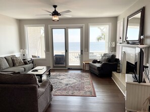 TV connectée, cheminée