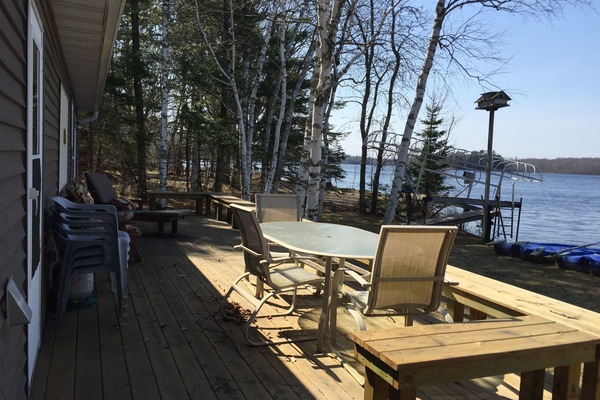 The Front Deck is a great way to enjoy the lake!