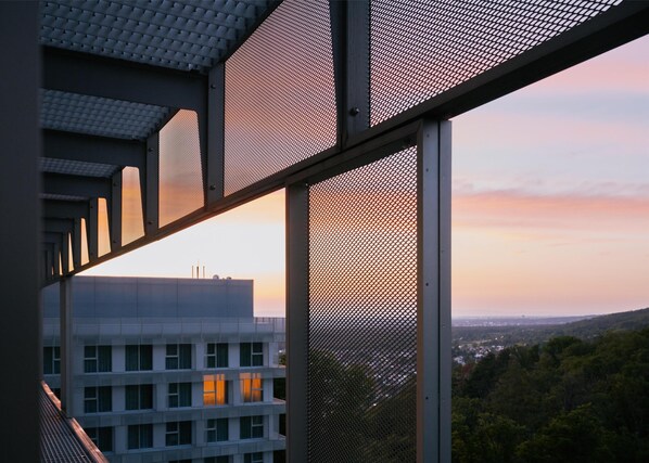 Uitzicht vanuit de kamer