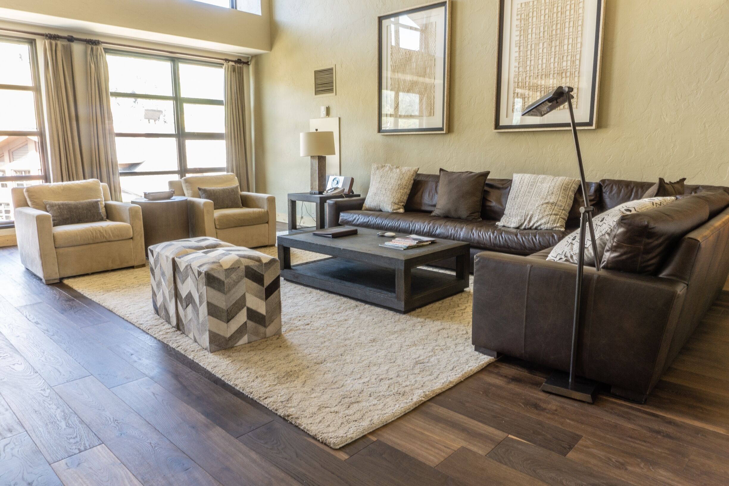 Condo, 4 Bedrooms | Living area | Flat-screen TV, fireplace
