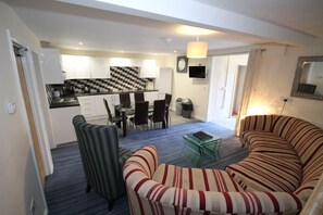 Studio, Multiple Beds, Non Smoking | Living area | Flat-screen TV, DVD player - Marine Studio Apartment (Aberystwyth)