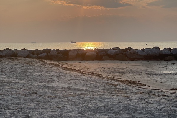 Beach nearby, sun-loungers