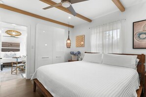 1 makuuhuone, silitysrauta/-lauta, vauvan matkasänky, Wi-Fi