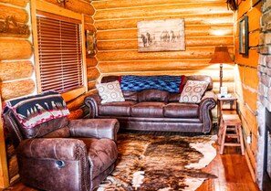 Flat-screen TV, fireplace - Retreat Big Groups, Escape Crowds with a Private View, 3 Cabins w/ Hot Tub (Pagosa Springs)