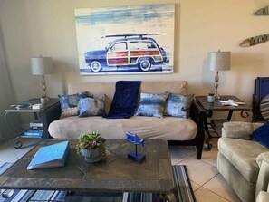 Smart TV, DVD player, books