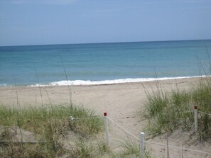 Sun-loungers, beach towels