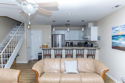 Salty Sandcastle - a family-sized condo just blocks from the beach