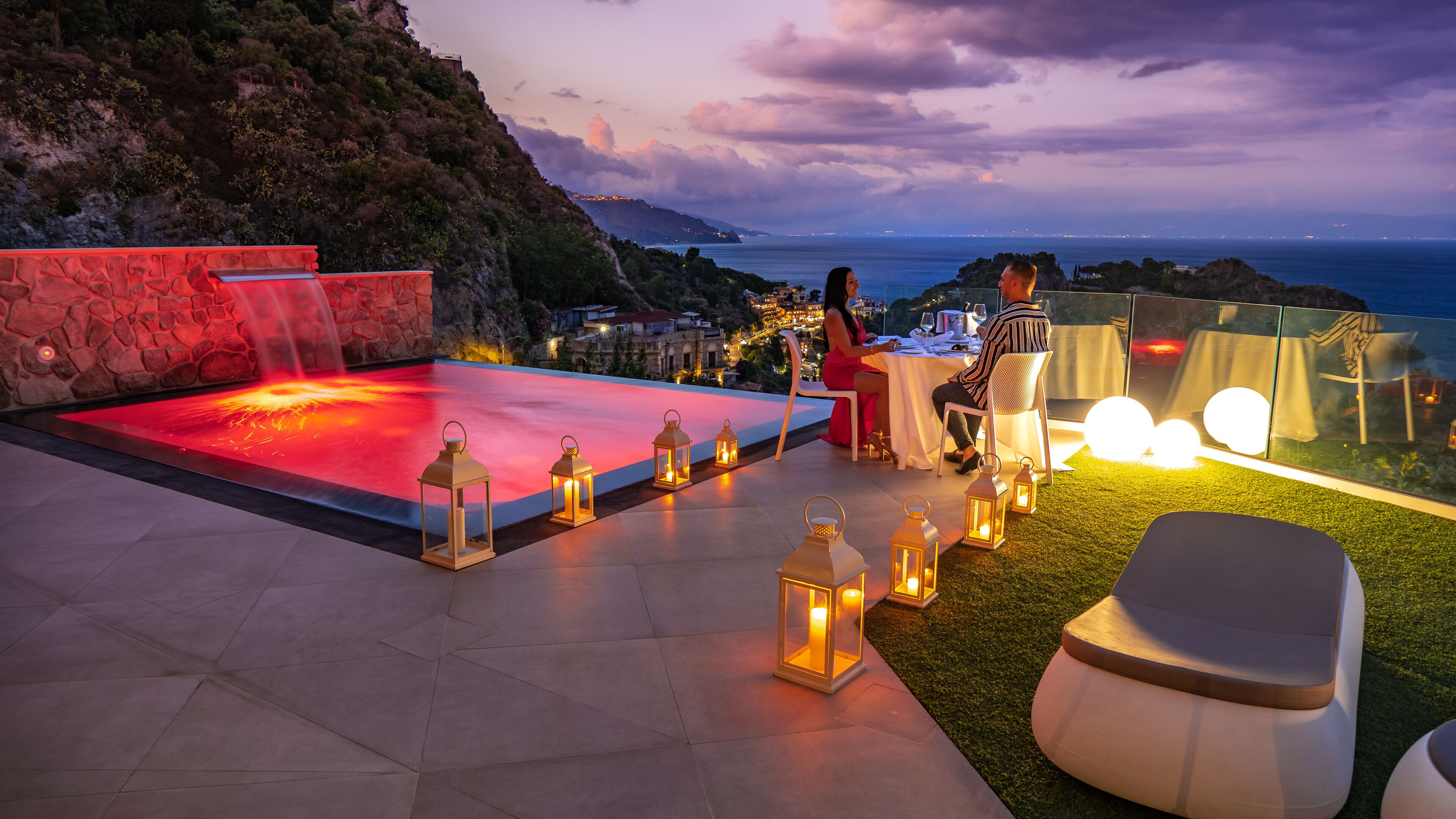 Exclusive Apartment, Private Pool, Sea View | Terrace/patio