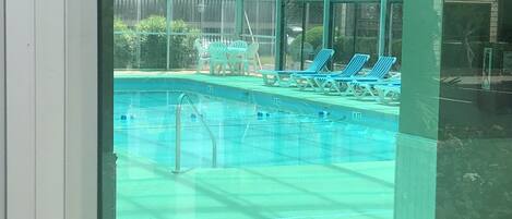 Indoor pool, outdoor pool