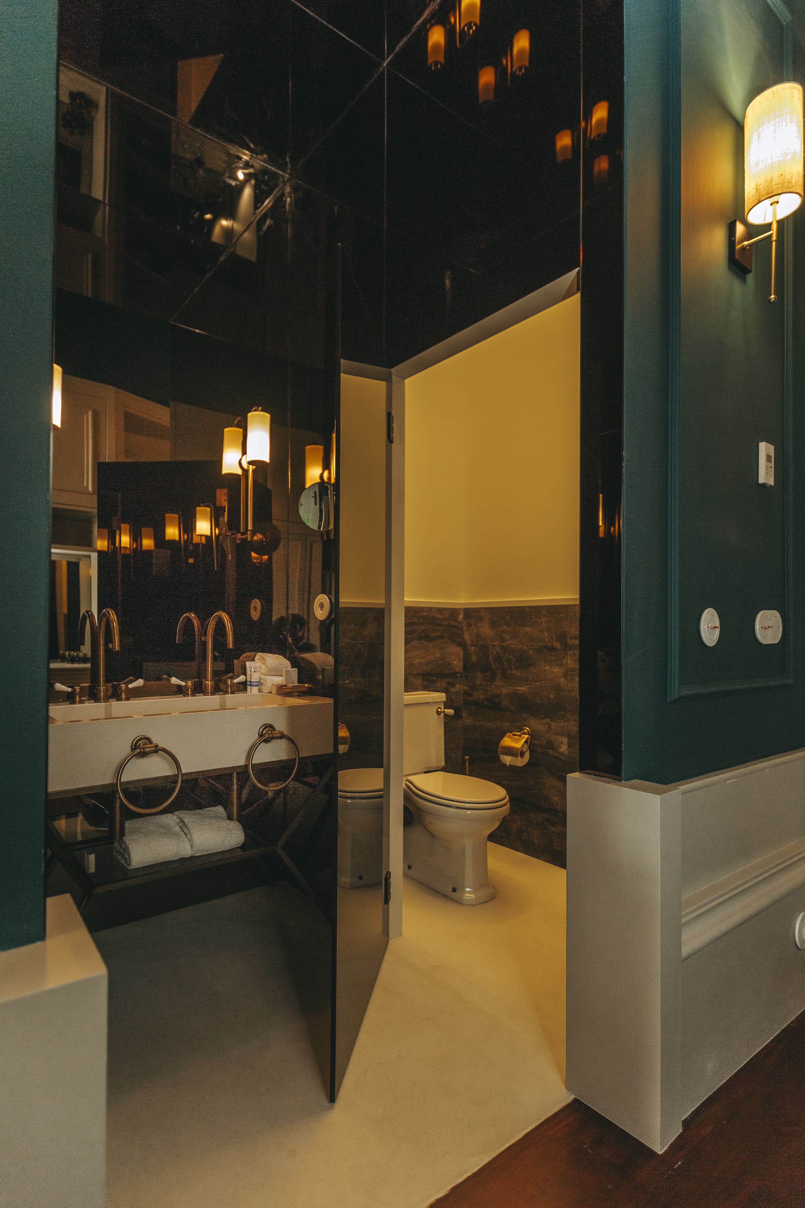 superior double room | bathroom | eco-friendly toiletries, hair dryer, bathrobes, slippers