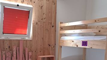 Fyrbäddsrum - sovsal (män och kvinnor) | Sängkläder