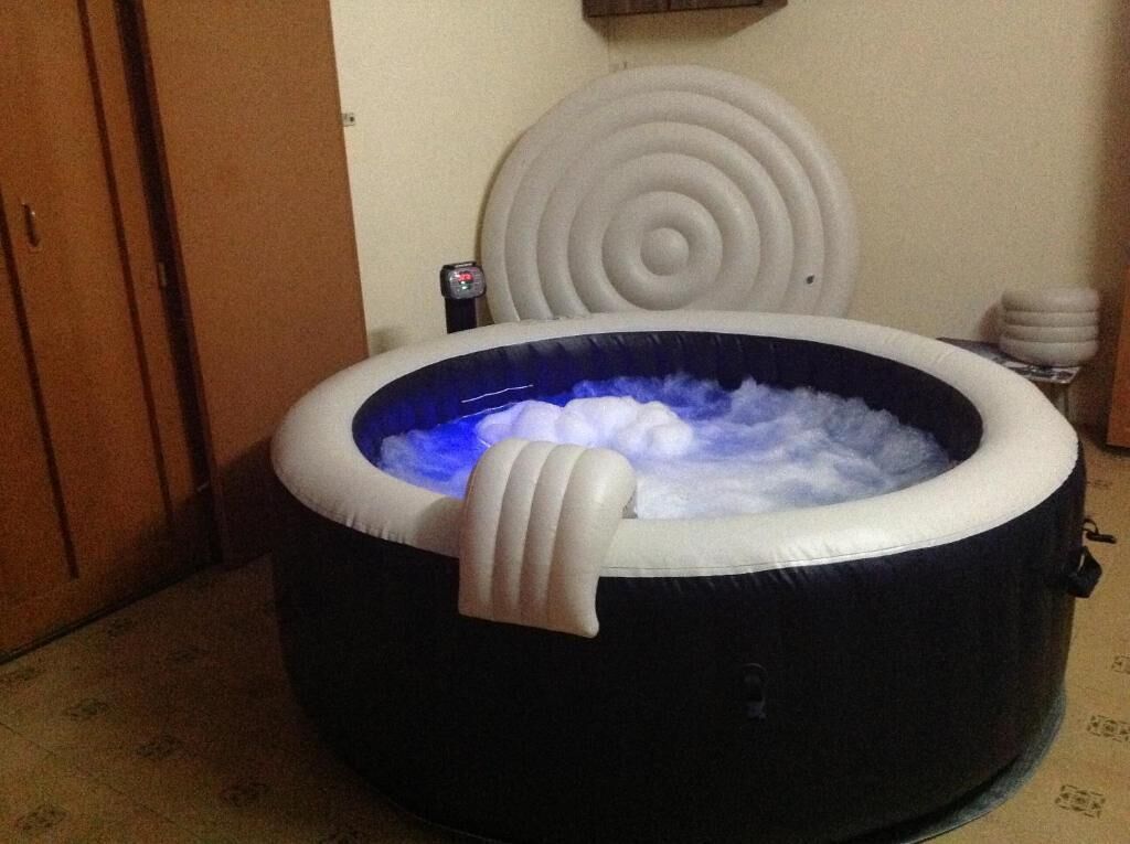 Shower, rainfall showerhead, hair dryer, towels