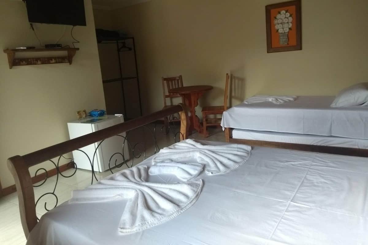 Quadruple Room, Multiple Beds, Non Smoking, Mountain View | Premium bedding, minibar, free WiFi, bed sheets