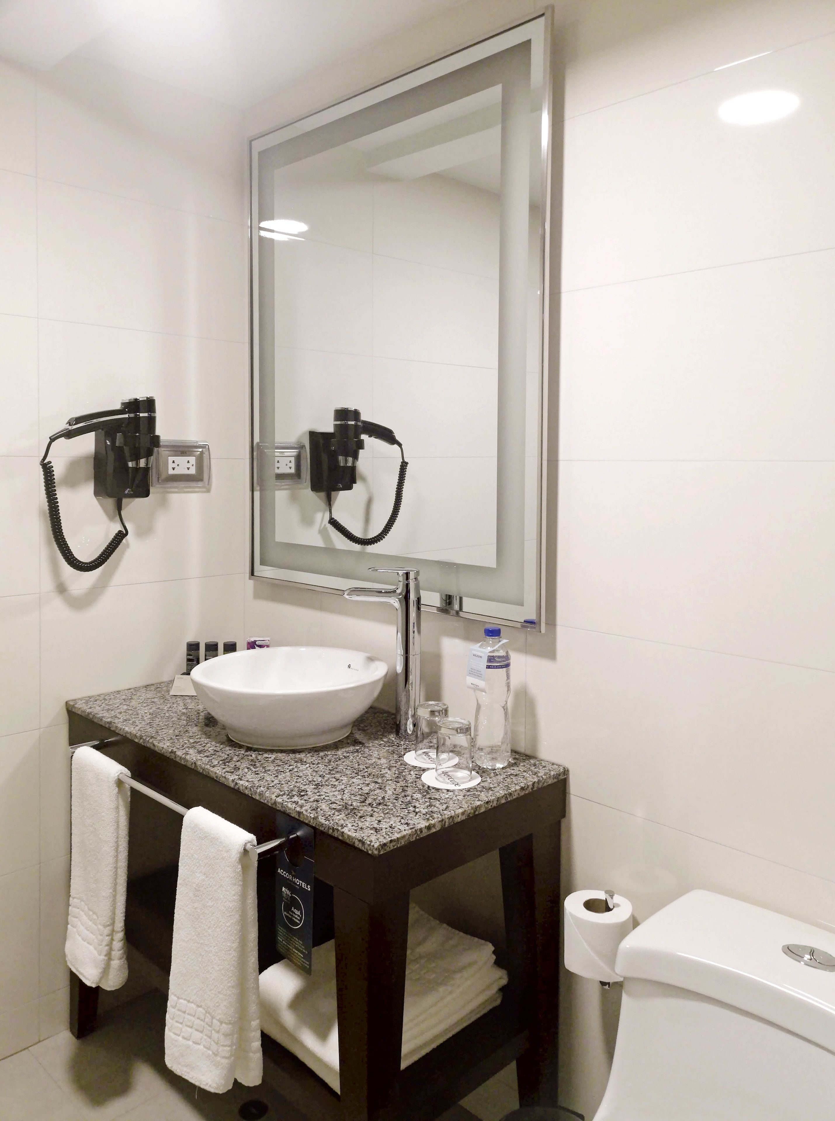 shower, rainfall showerhead, eco-friendly toiletries, hair dryer