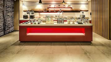 Daily buffet breakfast for a fee