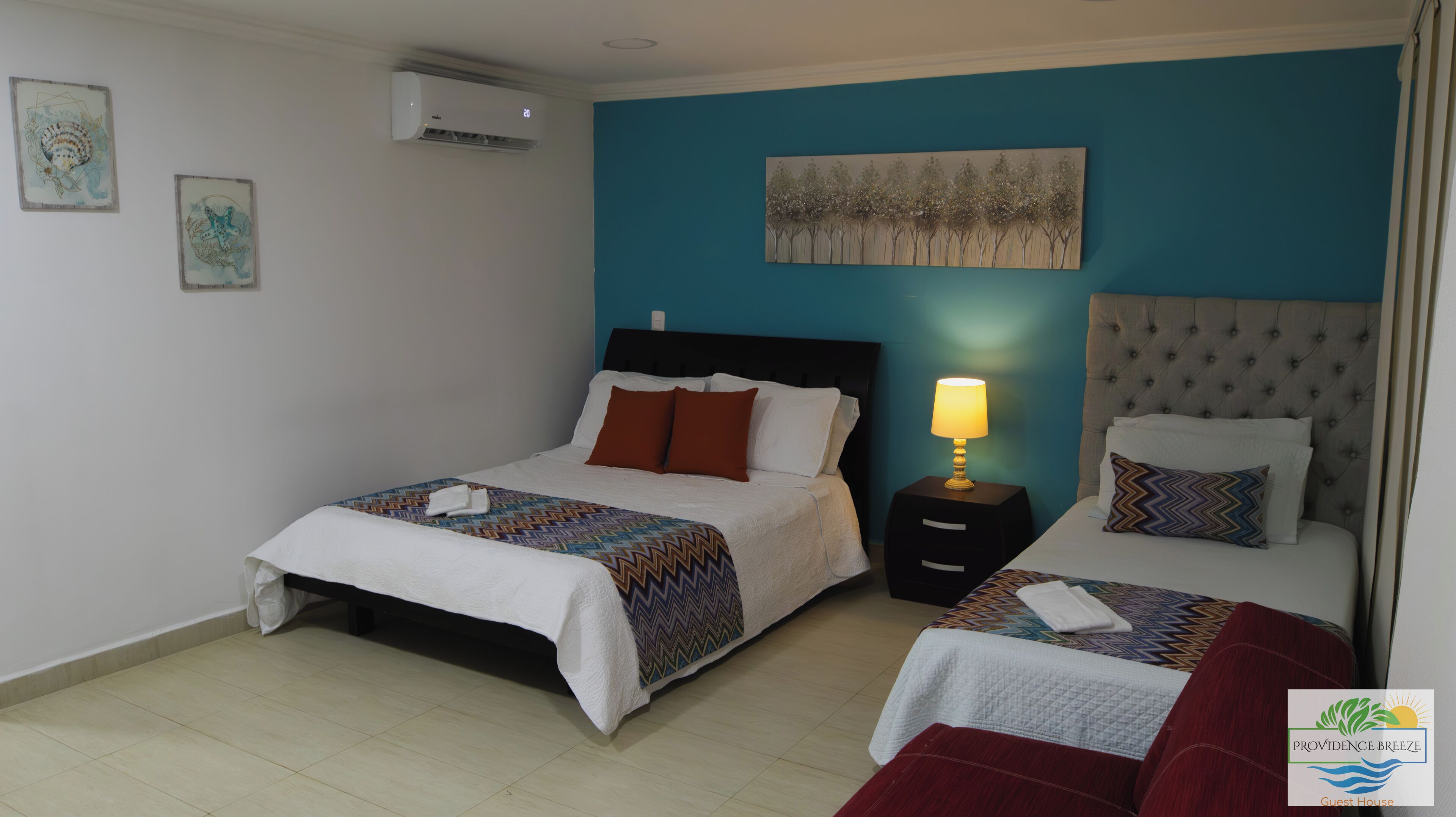 Premium bedding, individually decorated, individually furnished