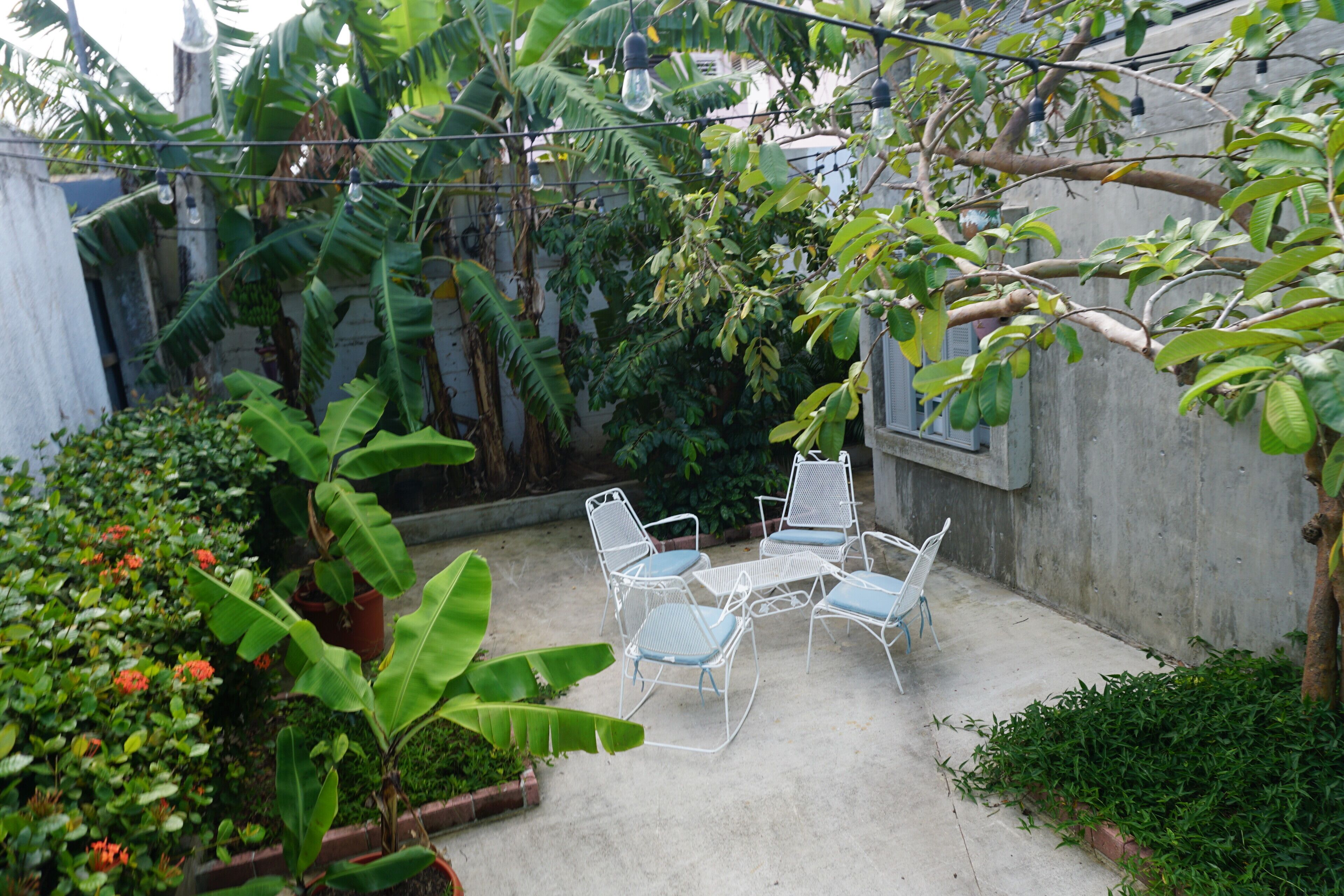 honeymoon apartment, 1 king bed, non smoking, garden view | terrace/patio