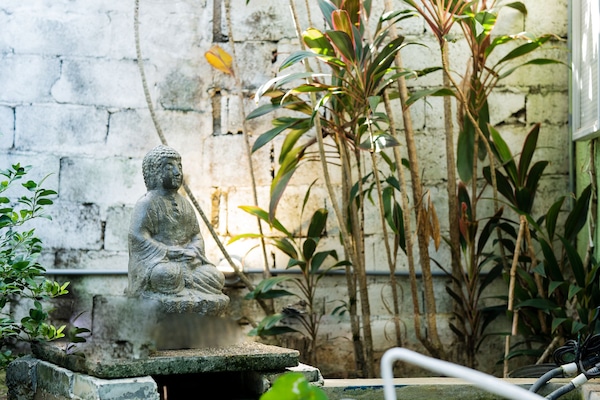 Honeymoon Apartment, 1 King Bed, Non Smoking, Garden View | Terrace/patio