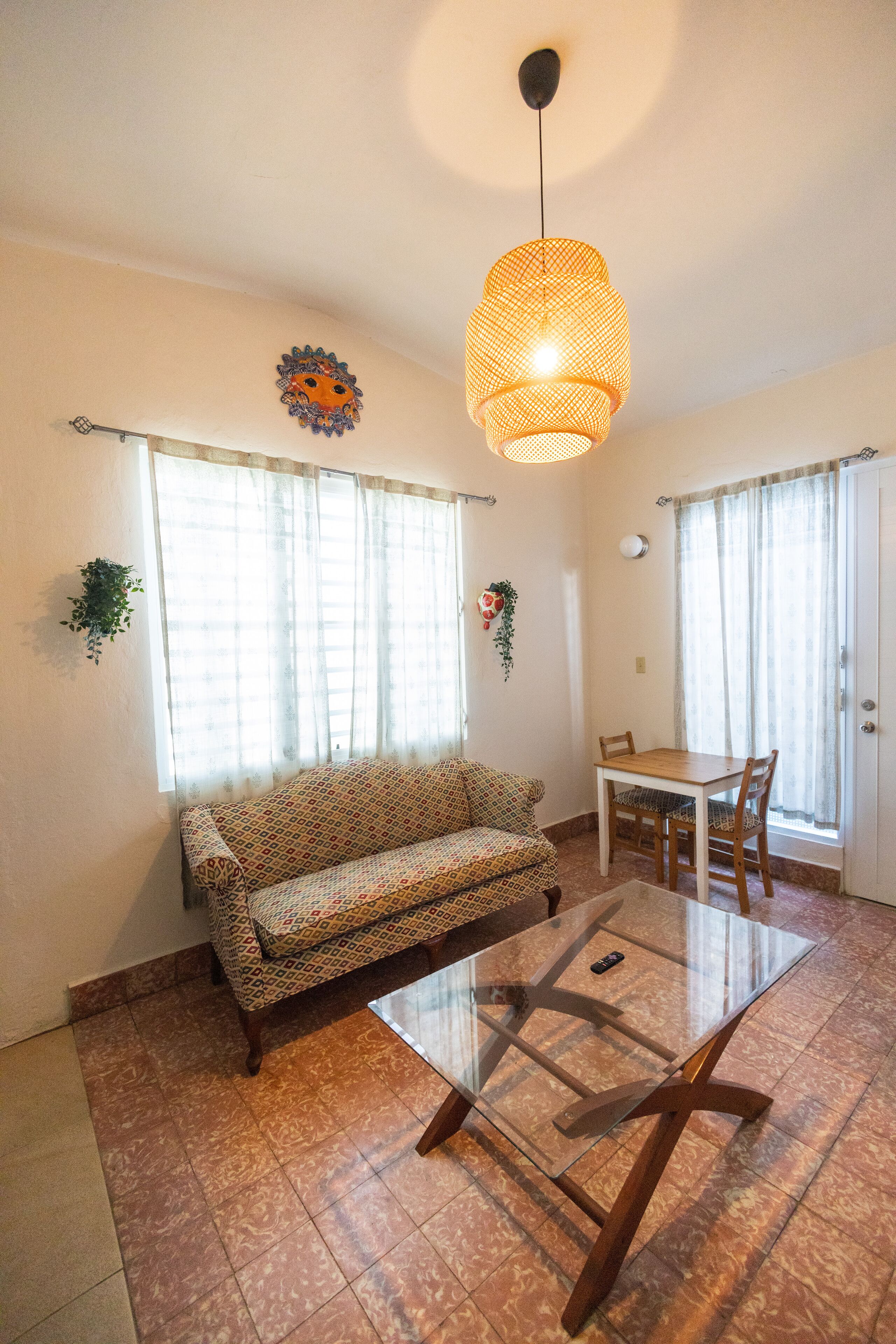 junior apartment, 1 king bed, non smoking, garden view | living area | 40-inch smart tv with digital channels, tv, netflix