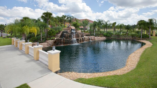 Villa, 5 Schlafzimmer | Poolwasserfall