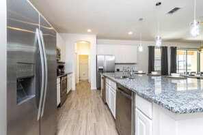 Villa, Multiple Beds | Private kitchen