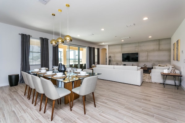 Villa, Multiple Beds | In-room dining